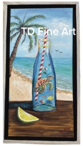 Spirit of Florida acrylic landscape painting Tish Davis