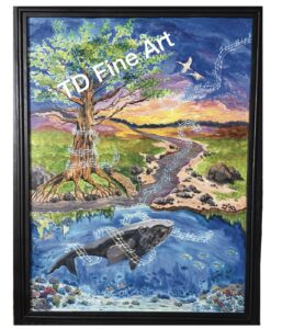 Rhythm of Nature painting Tish Davis