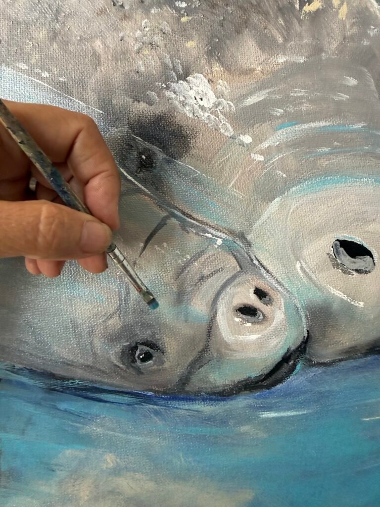 Manatee Mama and Babe