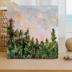 Unfolding Harmony, Davis, Tish acrylic abstract landscape decor example